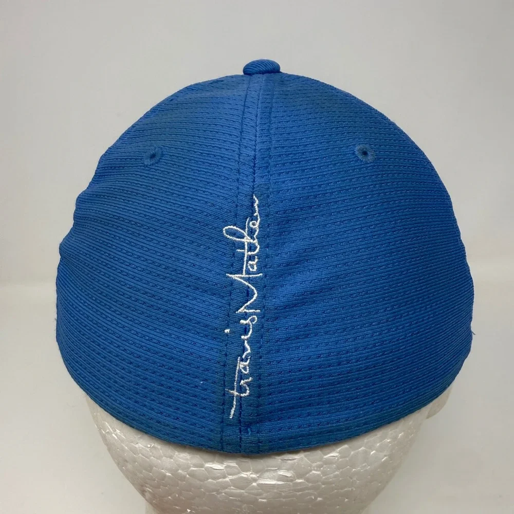 TravisMathew Pacific Dunes Blue Flexfit Golf Hat Mens Size XL Embroidered Bandon